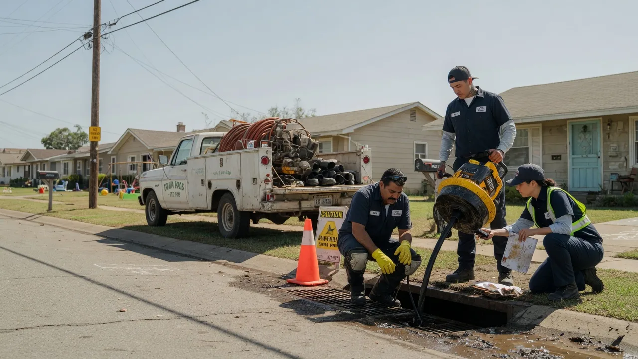 Drain Cleaning in Sweeny, TX near me